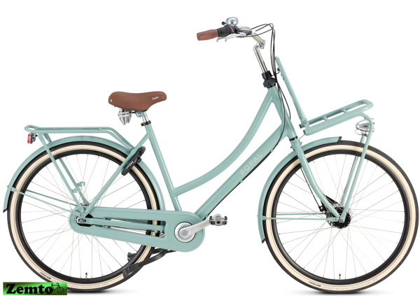 Damen Hollandrad Daily Dutch Prestige 7 Gang  , 53 cm, Mineral grün